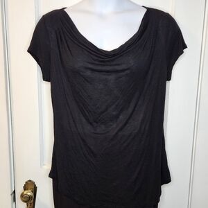 Apt. 9 Black Cowl Neck Women's Blouse - Size XL